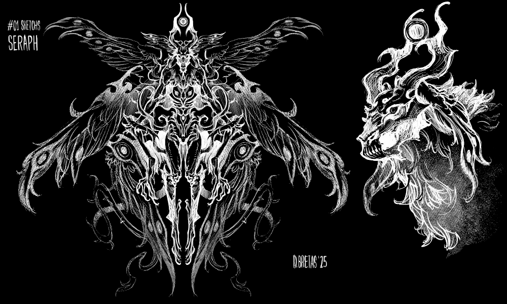 Serafins — estudo 1